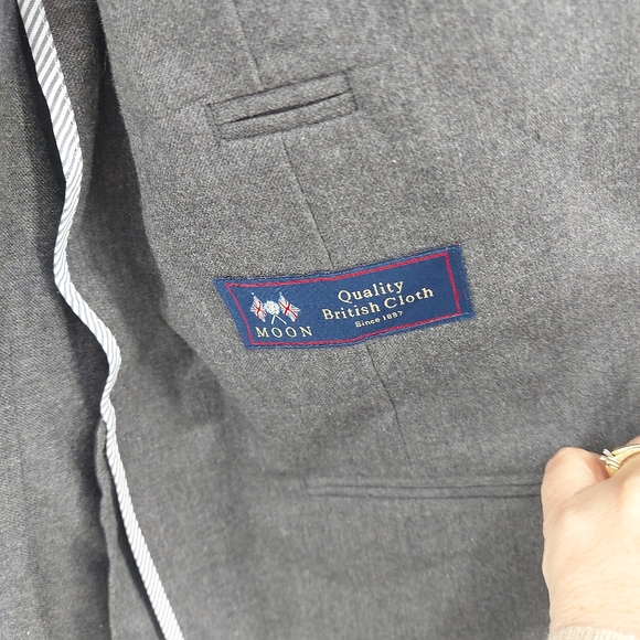 J.Crew Ludlow Slim-fit suit jacket with double vent in Italian wool 34S - Picture 10 of 10